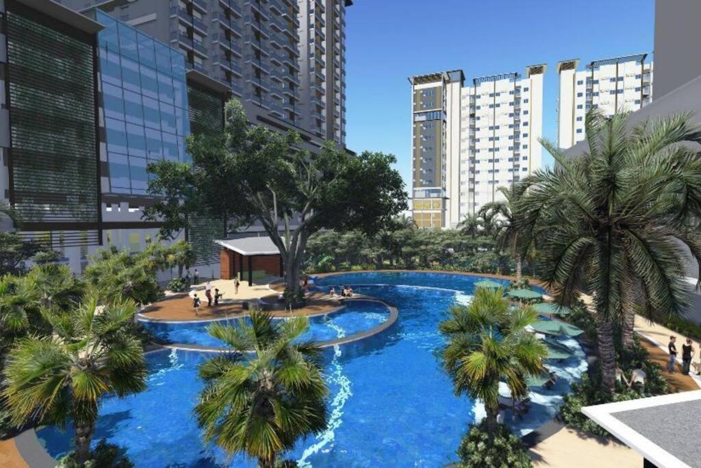 Condo Near Ayala Cebu City W Wifi Balcony ภายนอก รูปภาพ